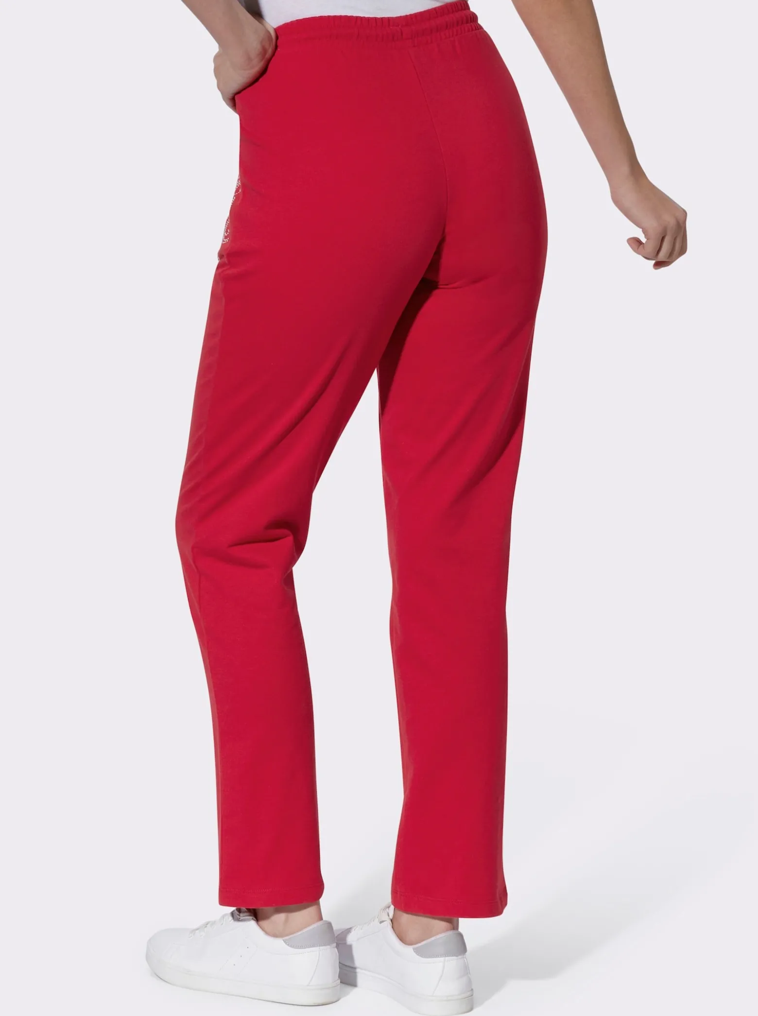 Freizeithose mit Ziersteinchen