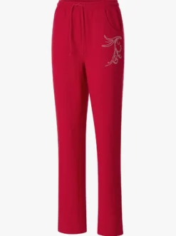 Freizeithose mit Ziersteinchen