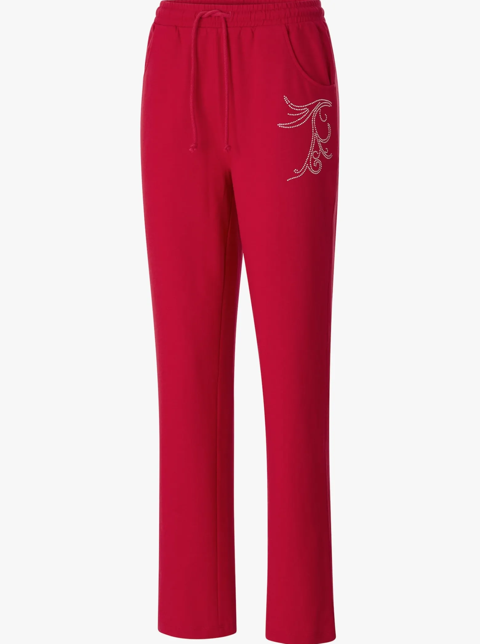 Freizeithose mit Ziersteinchen
