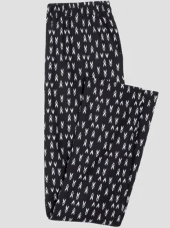 Freizeithose mit zwei Taschen, gemustert