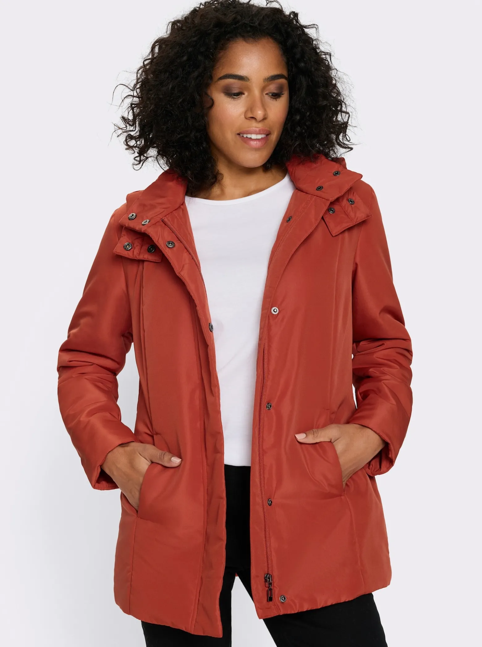 Freizeitjacke mit Kapuze