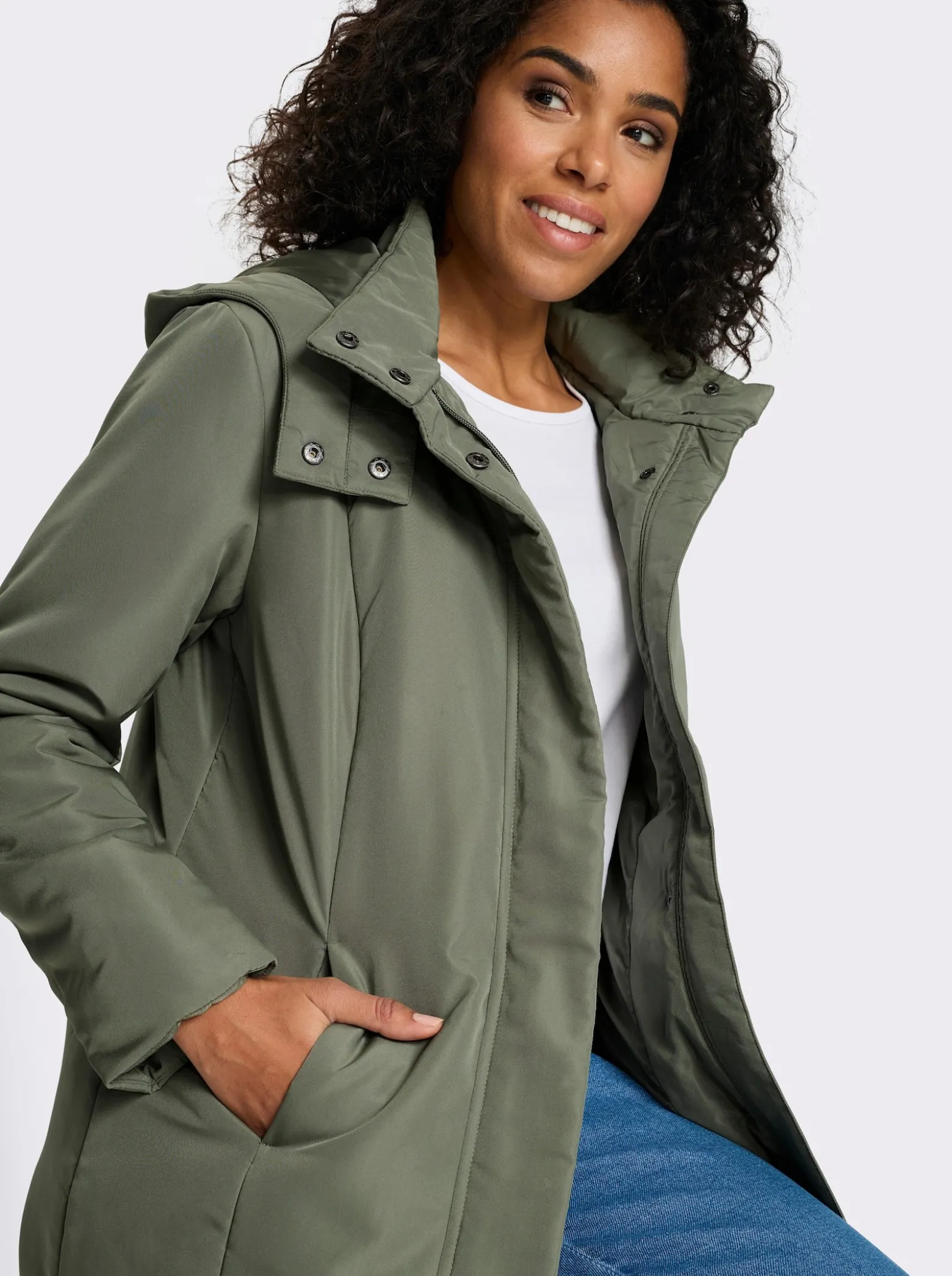 Freizeitjacke mit Kapuze