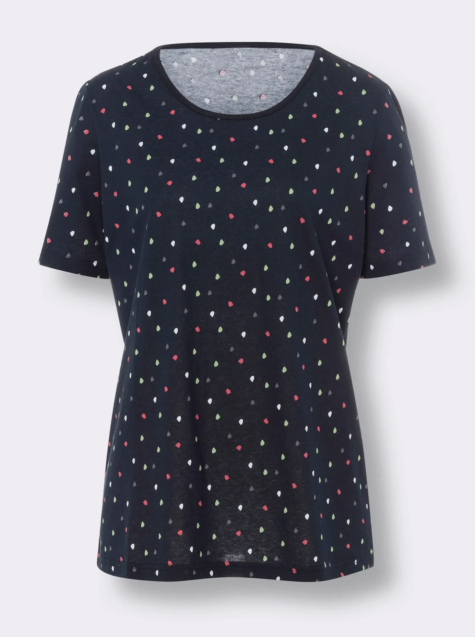 Freizeitshirt im Pünktchenmuster