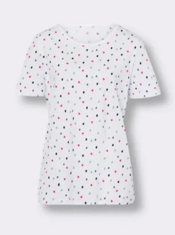 Freizeitshirt im Pünktchenmuster