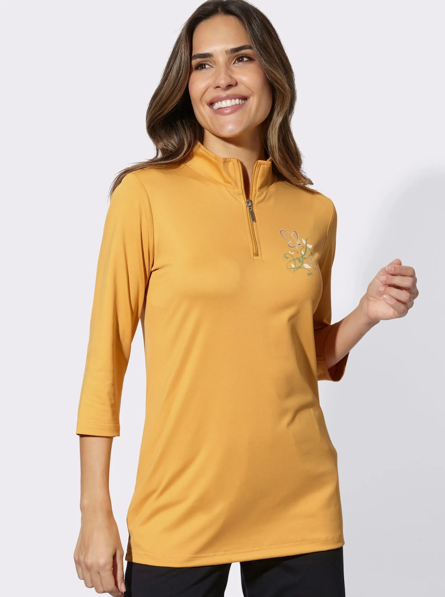 Freizeitshirt mit Druckmotiv