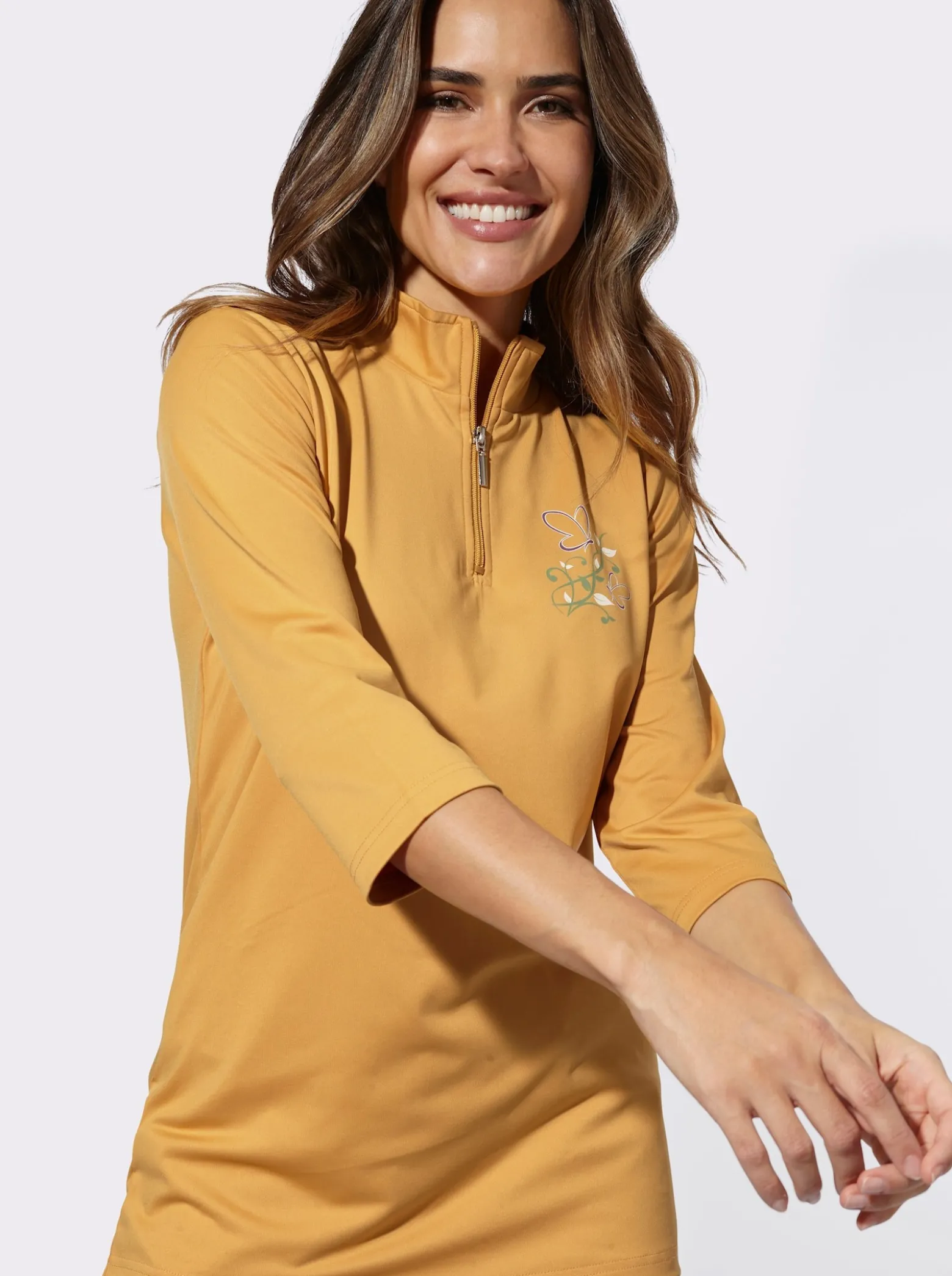 Freizeitshirt mit Druckmotiv