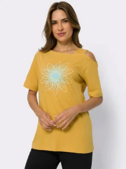 Freizeitshirt mit Grafik-Print