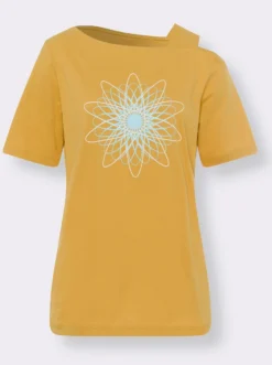 Freizeitshirt mit Grafik-Print