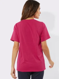 Freizeitshirt mit Seitenschlitzen