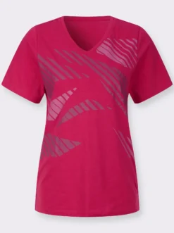 Freizeitshirt mit Seitenschlitzen