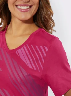 Freizeitshirt mit Seitenschlitzen