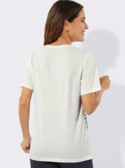 Freizeitshirt mit Seitenschlitzen
