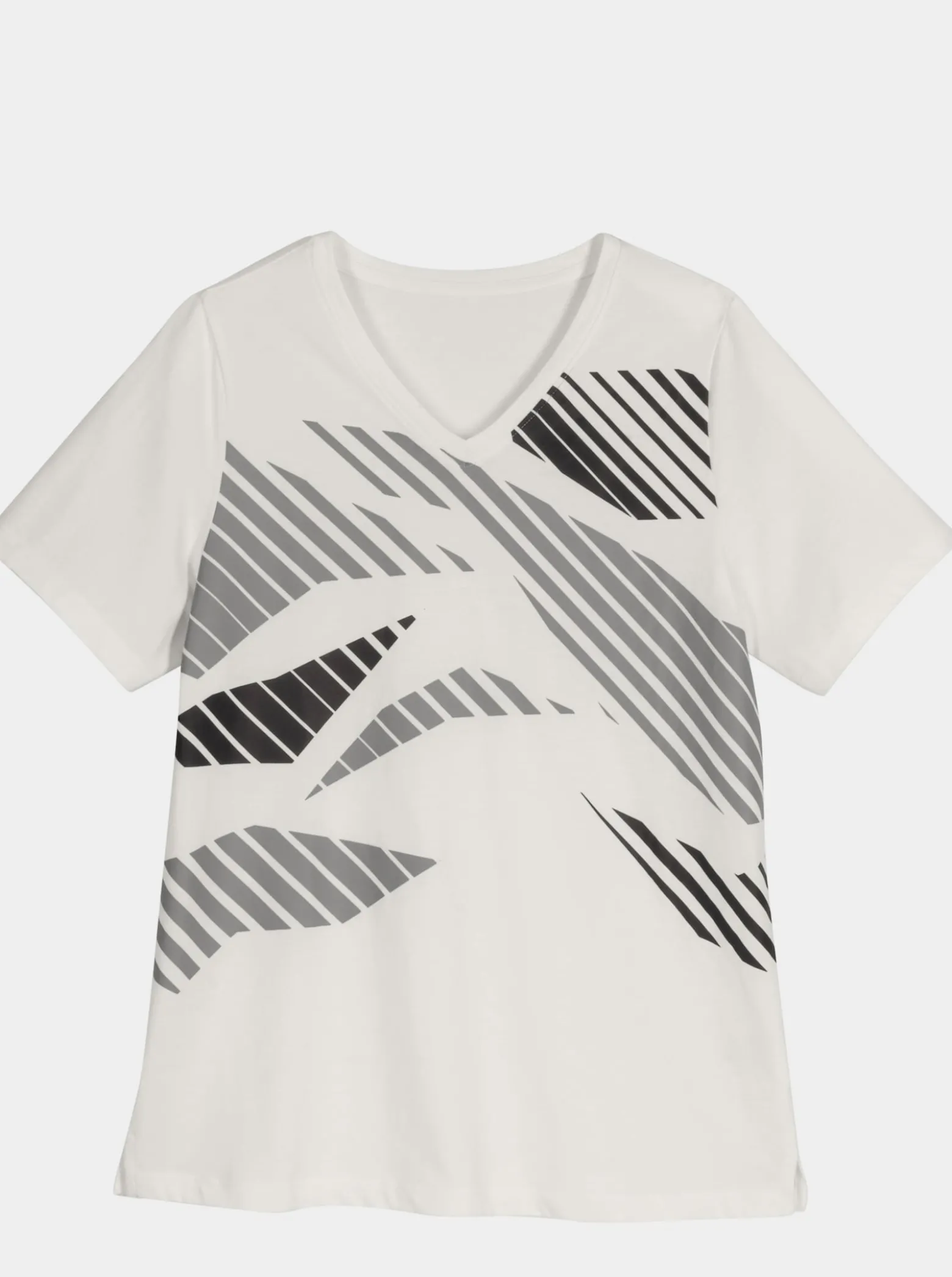 Freizeitshirt mit Seitenschlitzen