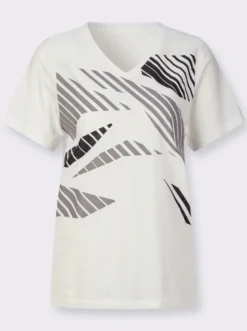 Freizeitshirt mit Seitenschlitzen