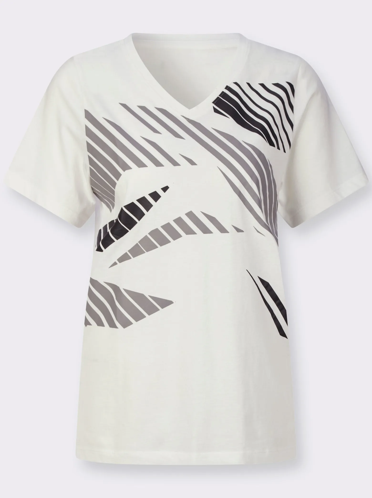 Freizeitshirt mit Seitenschlitzen