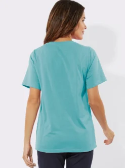 Freizeitshirt mit Seitenschlitzen