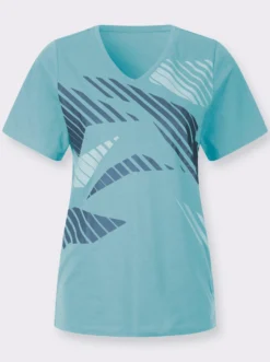 Freizeitshirt mit Seitenschlitzen