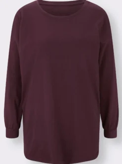 Freizeitshirt mit weiten Ärmeln