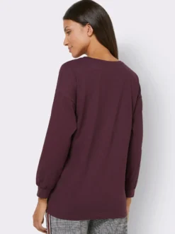 Freizeitshirt mit weiten Ärmeln