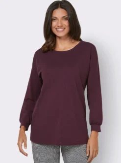Freizeitshirt mit weiten Ärmeln