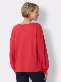 Freizeitshirt mit weiten Ärmeln