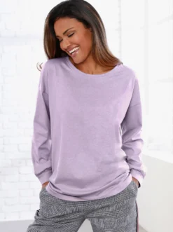 Freizeitshirt mit weiten Ärmeln