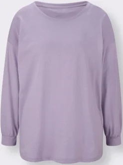 Freizeitshirt mit weiten Ärmeln