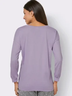 Freizeitshirt mit weiten Ärmeln