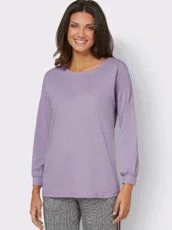Freizeitshirt mit weiten Ärmeln