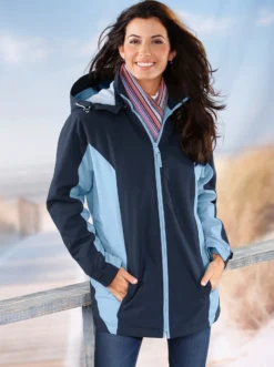 Funktionsjacke mit Fleece-Futter
