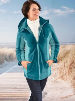 Funktionsjacke mit Fleece-Futter