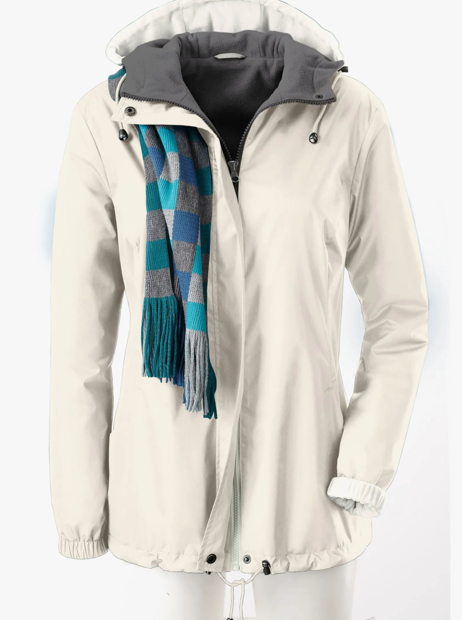 Funktionsjacke mit Innentasche, knöpfbar
