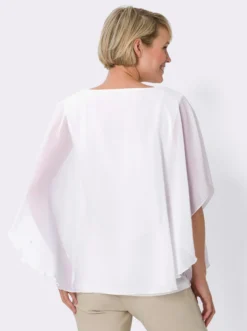 Georgettebluse im 2-in-1-Look