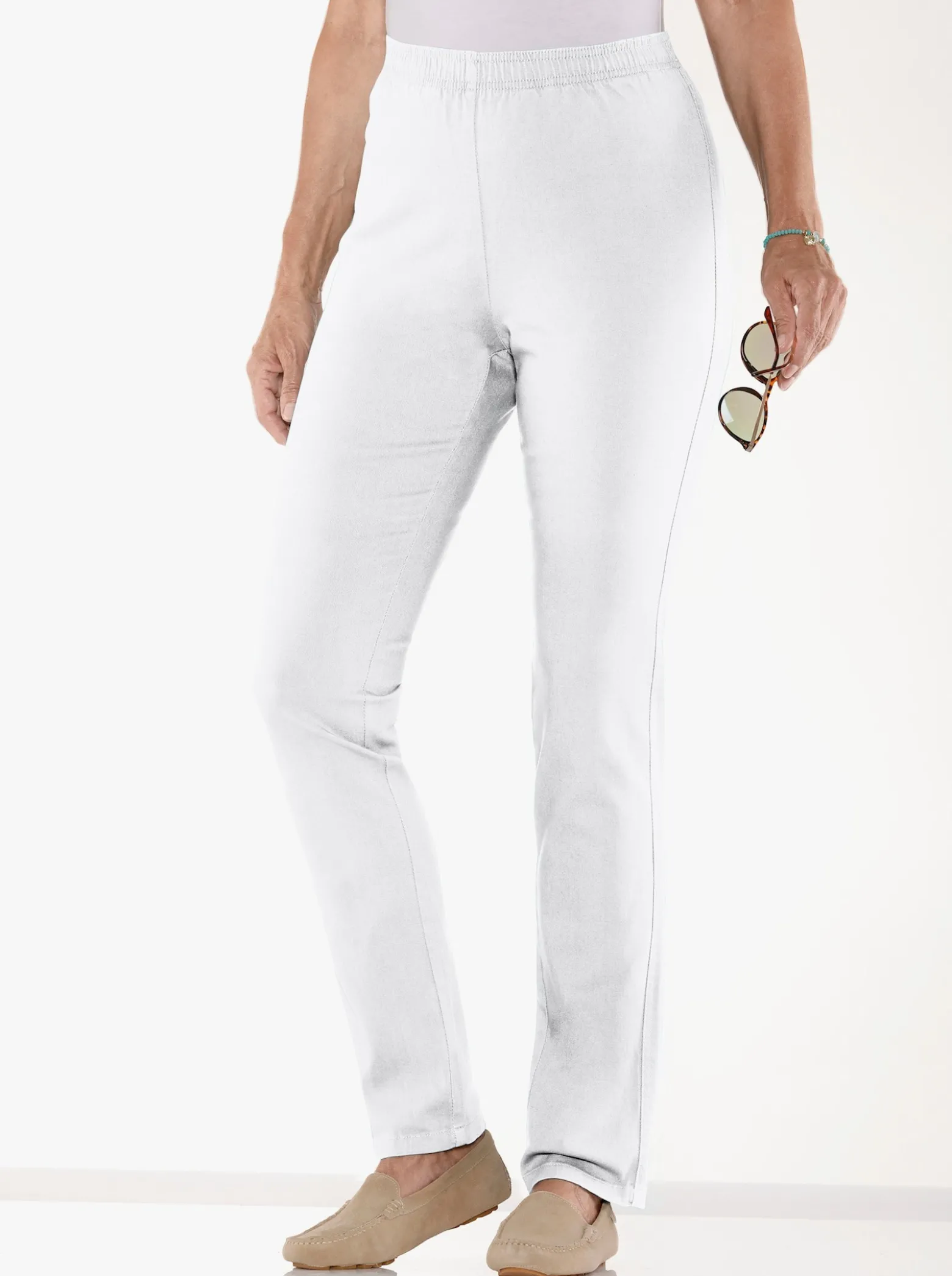 Gerade Jeans in weicher Twill-Qualität
