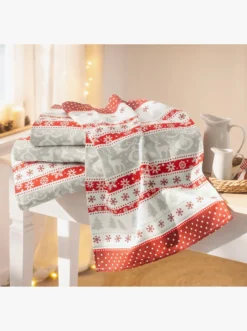 Geschirrtuch mit Weihnachtsmotiven