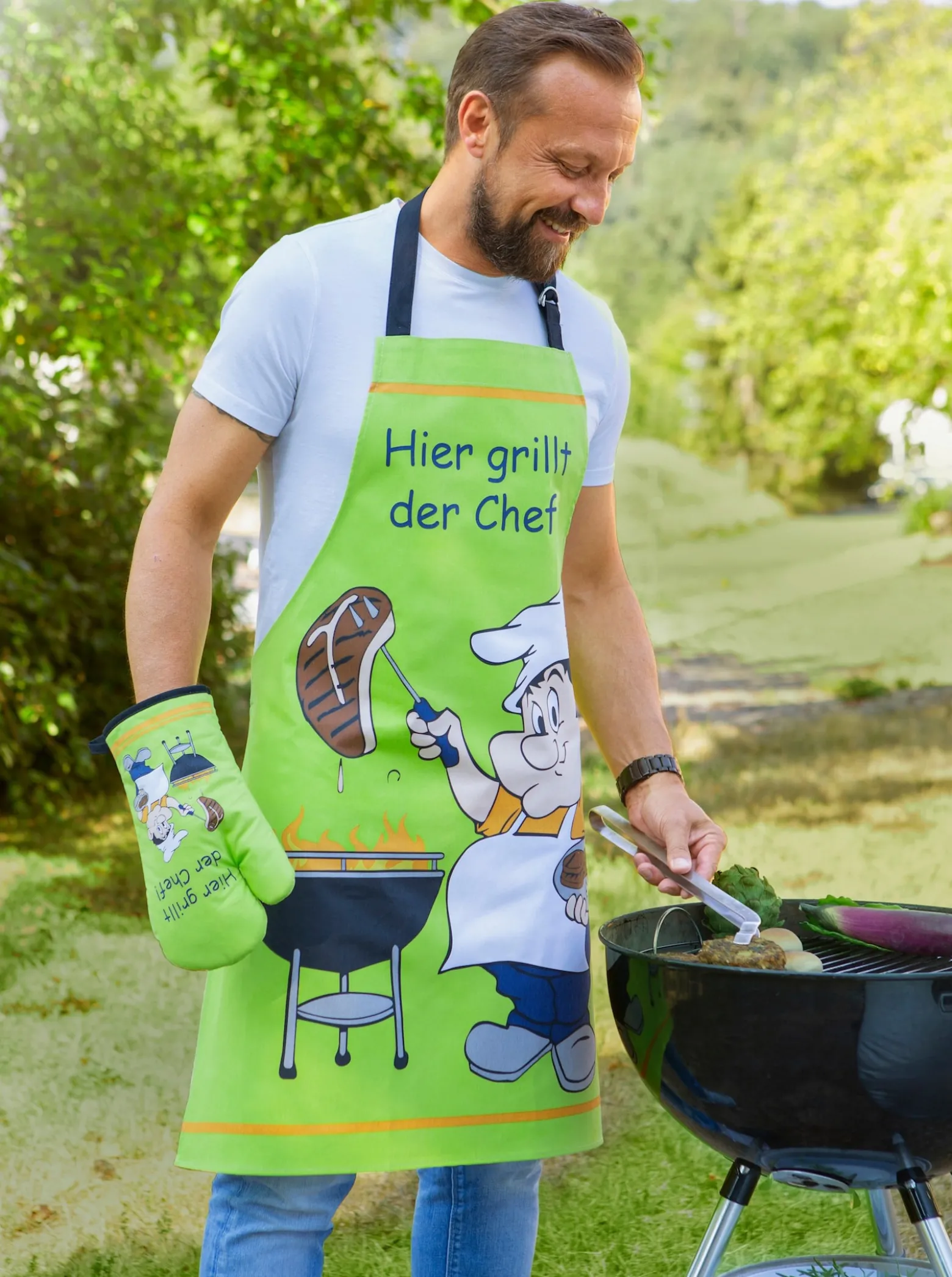 Grillschürze