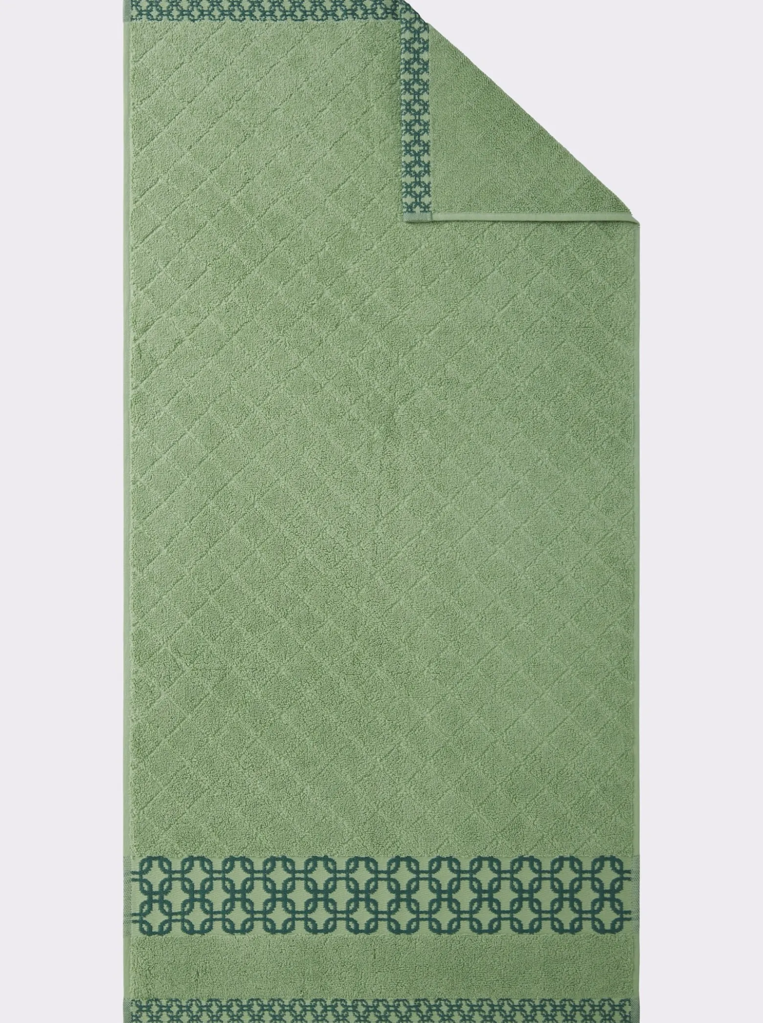 Handtuch mit 2-farbiger Bordüre