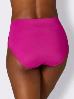 Hüftslip mit Spitzen-Einsatz seitlich