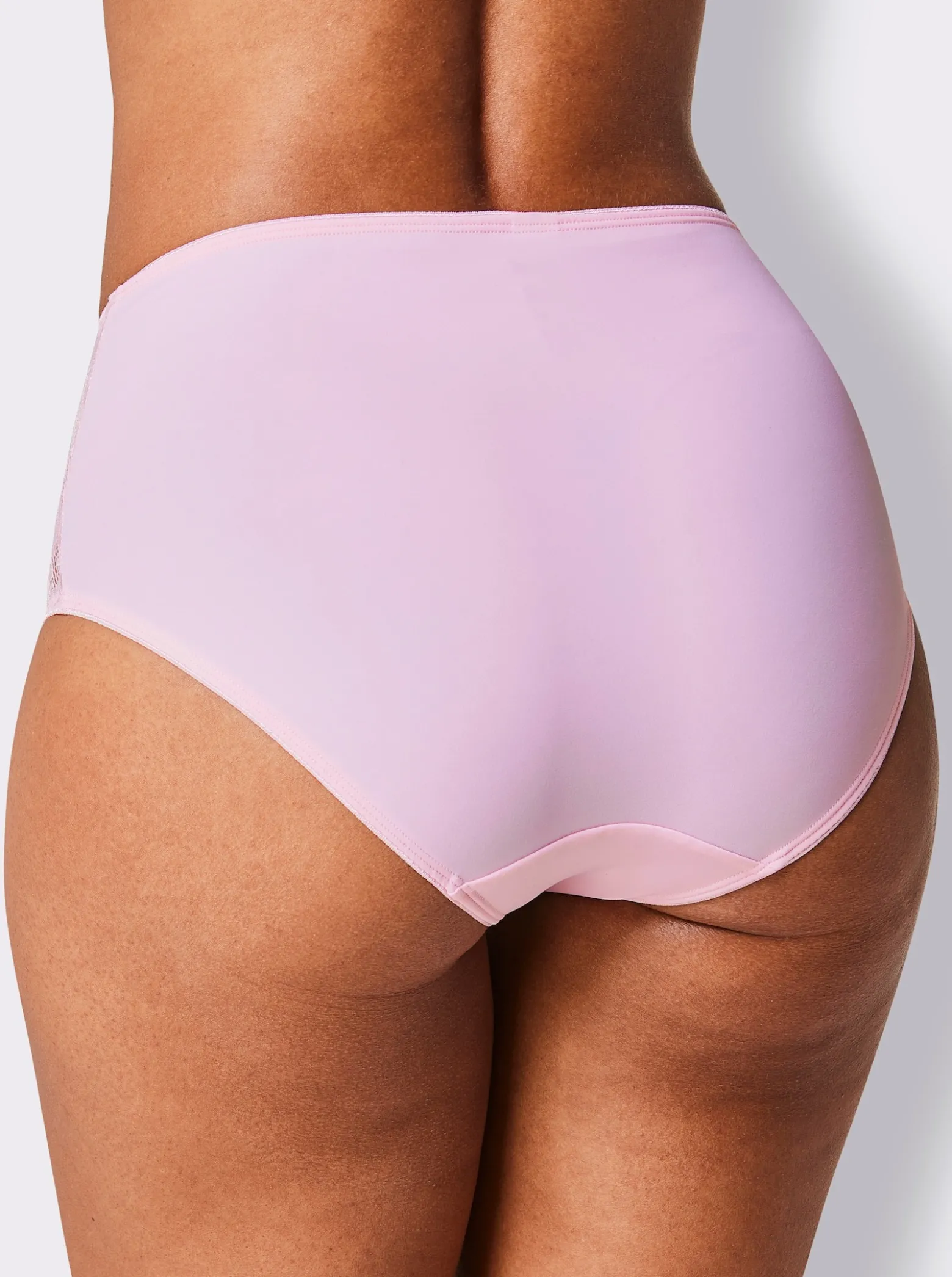 Hüftslip mit Spitzen-Einsatz seitlich