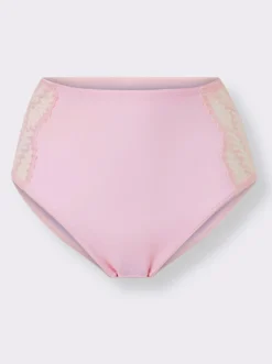 Hüftslip mit Spitzen-Einsatz seitlich