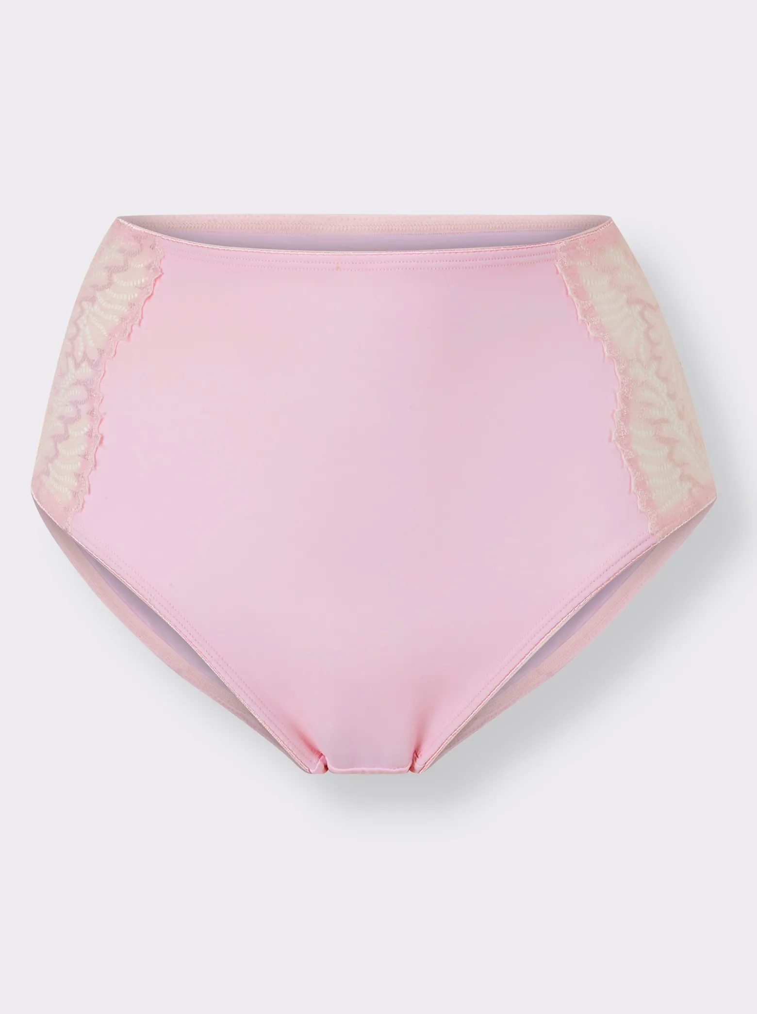 Hüftslip mit Spitzen-Einsatz seitlich