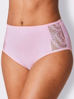 Hüftslip mit Spitzen-Einsatz seitlich
