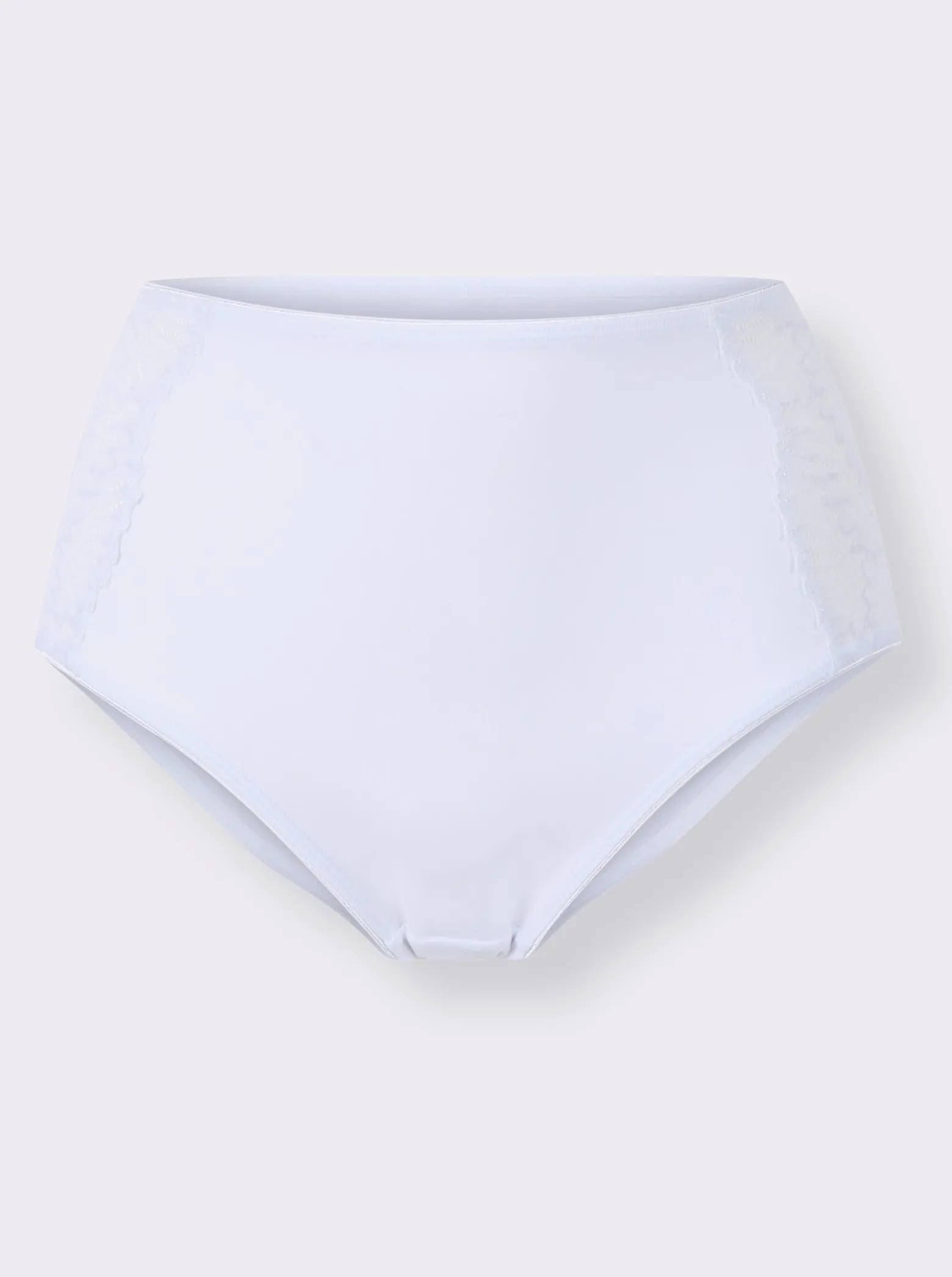 Hüftslip mit Spitzen-Einsatz seitlich