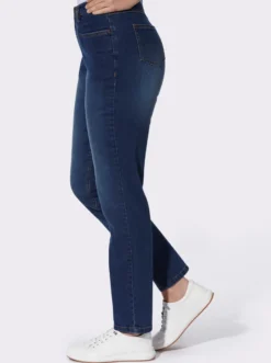 High-waist-Jeans im 4-Pocket-Stil