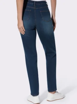 High-waist-Jeans im 4-Pocket-Stil