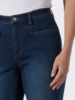 High-waist-Jeans im 4-Pocket-Stil
