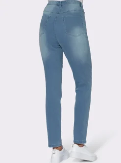 High-waist-Jeans in Karottenform