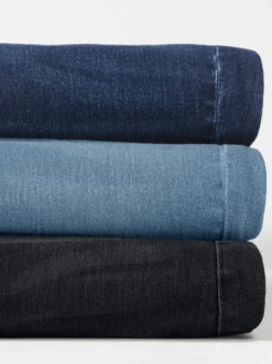 High-waist-Jeans in Karottenform