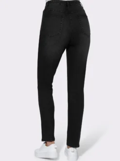 High-waist-Jeans in Karottenform