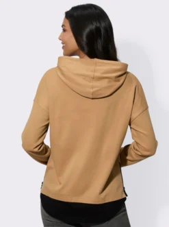 Hoodie in 2-in-1-Optik